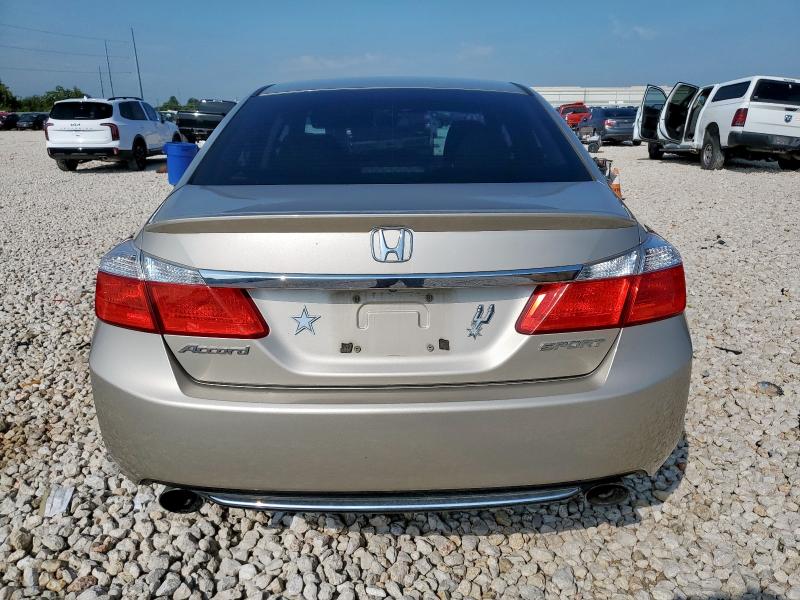 1HGCR2F58DA147461 - 2013 HONDA ACCORD SPORT BEIGE photo 6