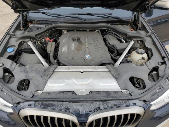 5UXTS3C58K0Z08486 - 2019 BMW X3 XDRIVEM40I შავი ფოტო 11