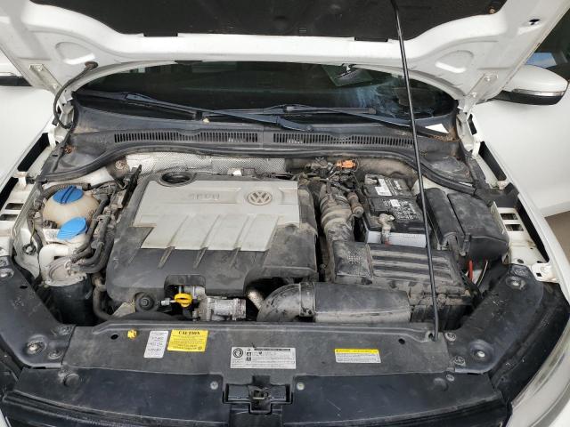 3VWLL7AJ0EM432030 - 2014 VOLKSWAGEN JETTA TDI WHITE photo 11
