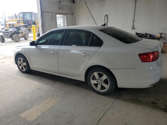 3VWLL7AJ0EM432030 - 2014 VOLKSWAGEN JETTA TDI WHITE photo 2