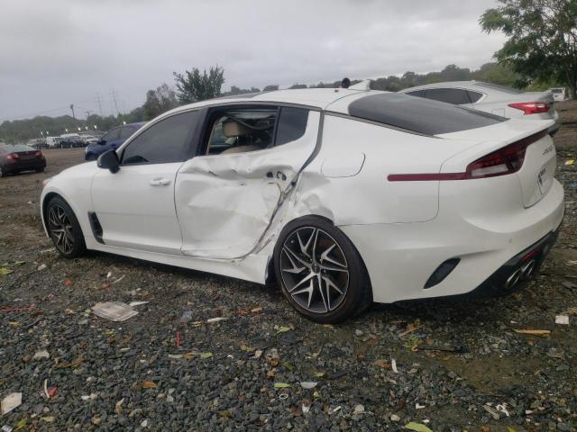 KNAE35LD0N6117152 - 2022 KIA STINGER GT LINE WHITE photo 2