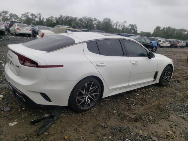 KNAE35LD0N6117152 - 2022 KIA STINGER GT LINE WHITE photo 3