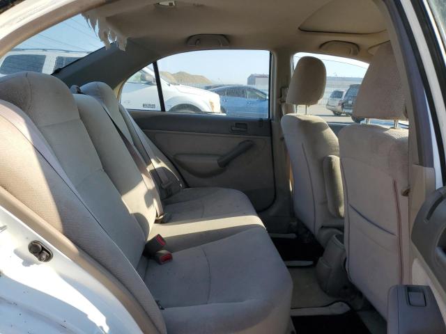 2HGES26741H614029 - 2001 HONDA CIVIC EX WHITE photo 10