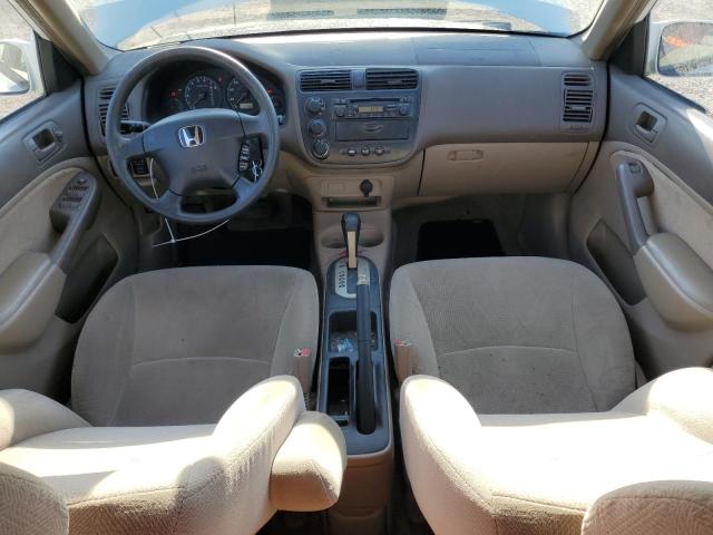 2HGES26741H614029 - 2001 HONDA CIVIC EX WHITE photo 8