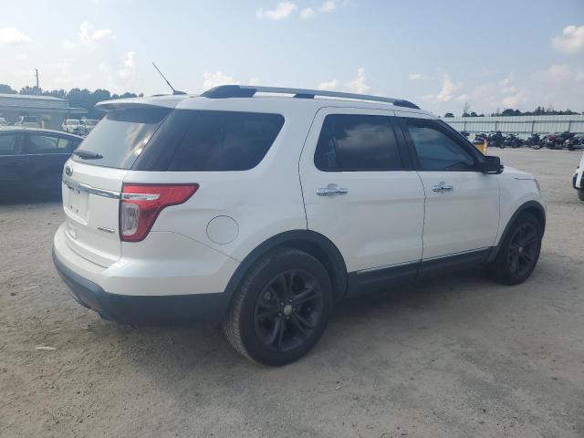 1FM5K7F8XEGB25135 - 2014 FORD EXPLORER LIMITED WHITE photo 3