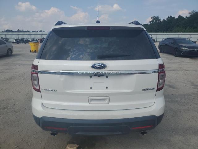 1FM5K7F8XEGB25135 - 2014 FORD EXPLORER LIMITED WHITE photo 6