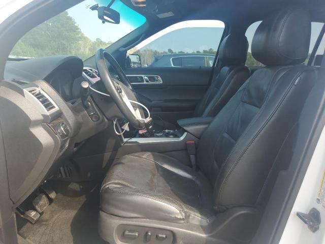 1FM5K7F8XEGB25135 - 2014 FORD EXPLORER LIMITED WHITE photo 7