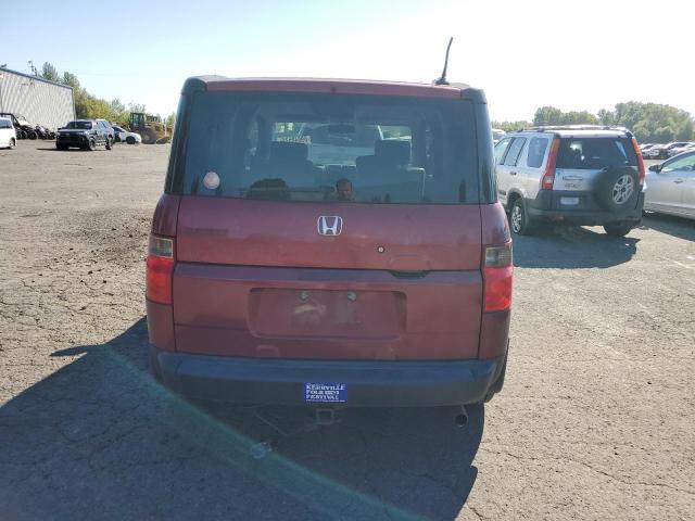 5J6YH18706L009012 - 2006 HONDA ELEMENT EX RED photo 6