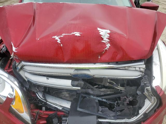 1FMCU0G94HUE31057 - 2017 FORD ESCAPE SE BURGUNDY photo 12