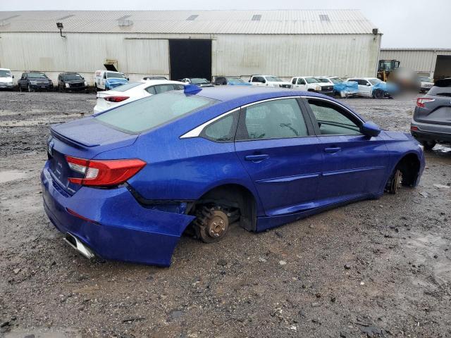 1HGCV1F30KA088424 - 2019 HONDA ACCORD SPORT Көк фото 3