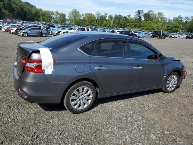 3N1AB7AP7KY357769 - 2019 NISSAN SENTRA S GRAY photo 3