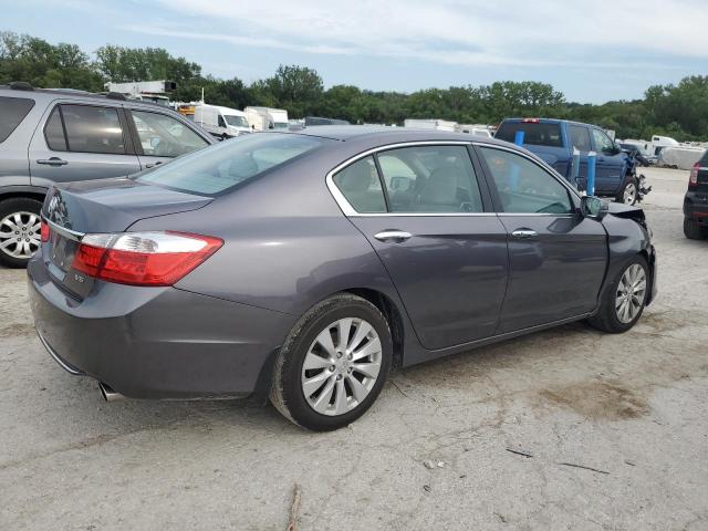 1HGCR3F87FA005086 - 2015 HONDA ACCORD EXL GRAY photo 3