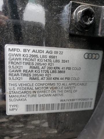 WA1VXBF77PD003119 - 2023 AUDI Q7 PRESTIGE 黑色 照片 13