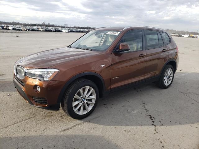 5UXWX9C5XH0D95514 - 2017 BMW X3 XDRIVE28I BROWN photo 1