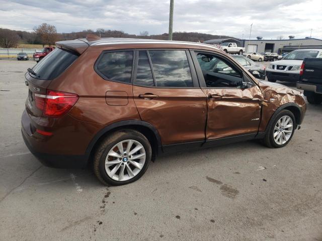 5UXWX9C5XH0D95514 - 2017 BMW X3 XDRIVE28I BROWN photo 3