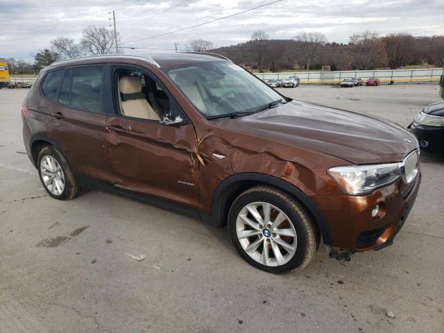 5UXWX9C5XH0D95514 - 2017 BMW X3 XDRIVE28I BROWN photo 4