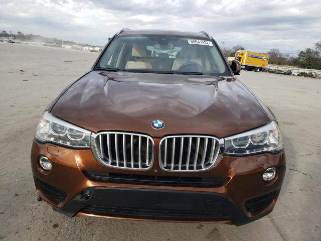 5UXWX9C5XH0D95514 - 2017 BMW X3 XDRIVE28I BROWN photo 5