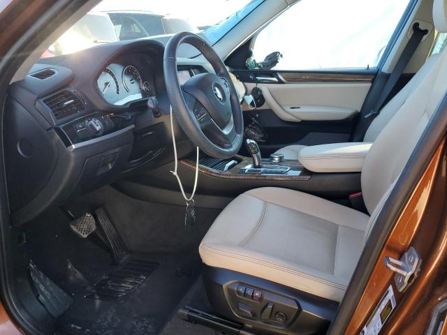 5UXWX9C5XH0D95514 - 2017 BMW X3 XDRIVE28I ყავისფერი ფოტო 7