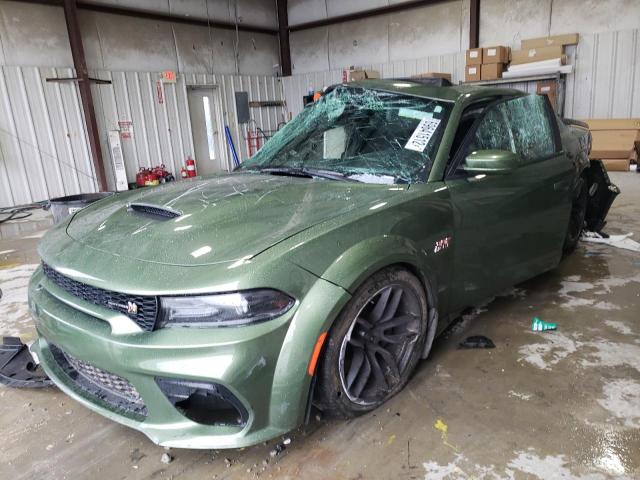 2C3CDXGJ1MH643293 - 2021 DODGE CHARGER SCAT PACK GREEN photo 1