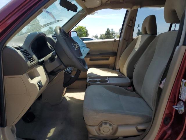 JHLRD78896C025102 - 2006 HONDA CR-V EX MAROON photo 7