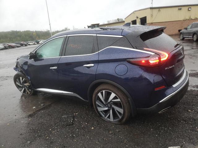 5N1AZ2CS7PC108252 - 2023 NISSAN MURANO SL BLUE photo 2