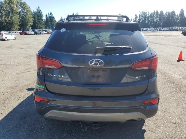 5XYZU3LB9HG417178 - 2017 HYUNDAI SANTA FE S GRAY photo 6