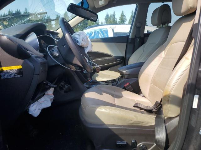 5XYZU3LB9HG417178 - 2017 HYUNDAI SANTA FE S GRAY photo 7