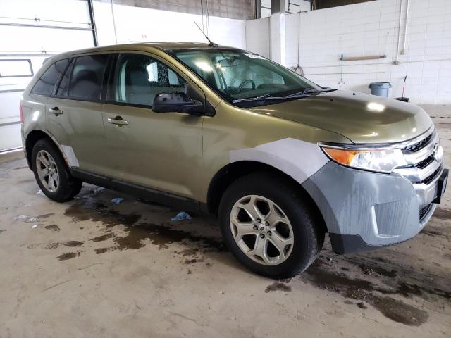 2FMDK3JCXCBA92125 - 2012 FORD EDGE SEL GREEN photo 4