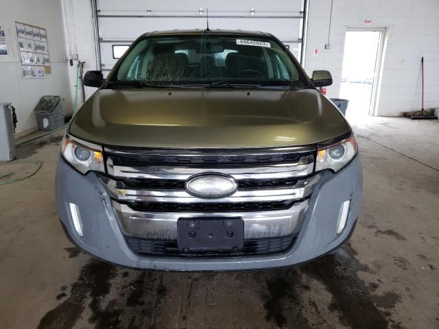 2FMDK3JCXCBA92125 - 2012 FORD EDGE SEL GREEN photo 5