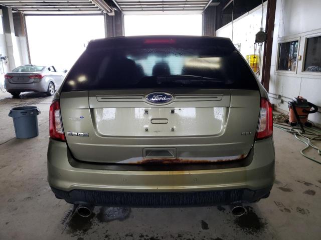 2FMDK3JCXCBA92125 - 2012 FORD EDGE SEL GREEN photo 6