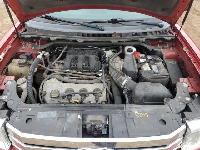 2FMGK5CC1CBD16386 - 2012 FORD FLEX SEL RED photo 12