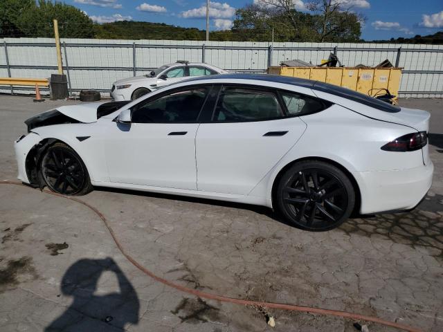 5YJSA1E52NF486223 - 2022 TESLA MODEL S 白色 照片 10