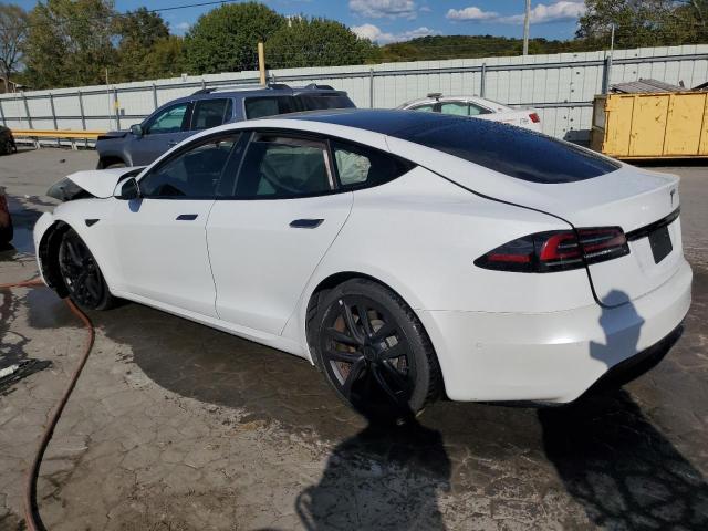 5YJSA1E52NF486223 - 2022 TESLA MODEL S WHITE photo 2