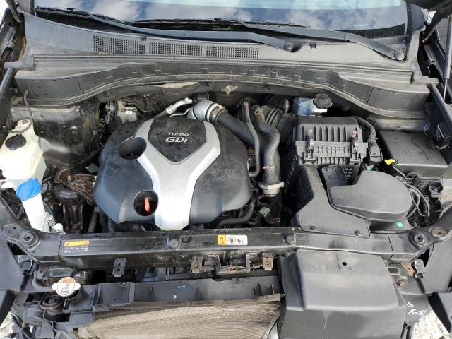 5XYZUDLA5DG012054 - 2013 HYUNDAI SANTA FE S BLACK photo 12