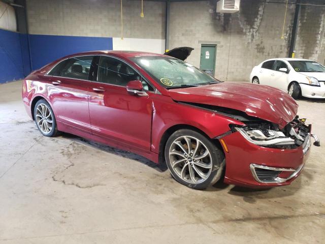 3LN6L5FC3HR654286 - 2017 LINCOLN MKZ RESERVE MAROON photo 4