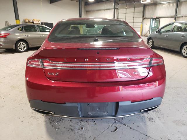 3LN6L5FC3HR654286 - 2017 LINCOLN MKZ RESERVE მუქწითელი ფოტო 6