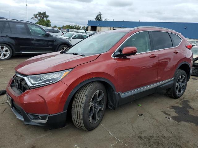 2HKRW2H92KH617281 - 2019 HONDA CR-V TOURING RED photo 1