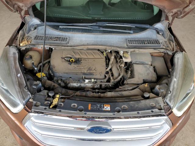 1FMCU0JD6HUD42541 - 2017 FORD ESCAPE TITANIUM BROWN photo 12