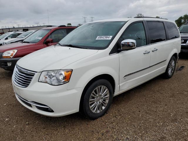 2C4RC1CG0DR649273 - 2013 CHRYSLER TOWN & COU TOURING L WHITE photo 1