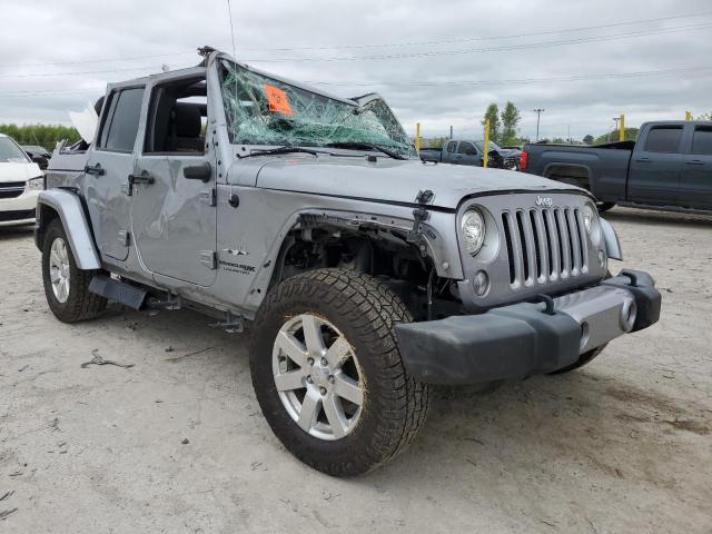 1C4BJWEG0JL853030 - 2018 JEEP WRANGLER UNLIMITED SAHARA SILVER photo 4