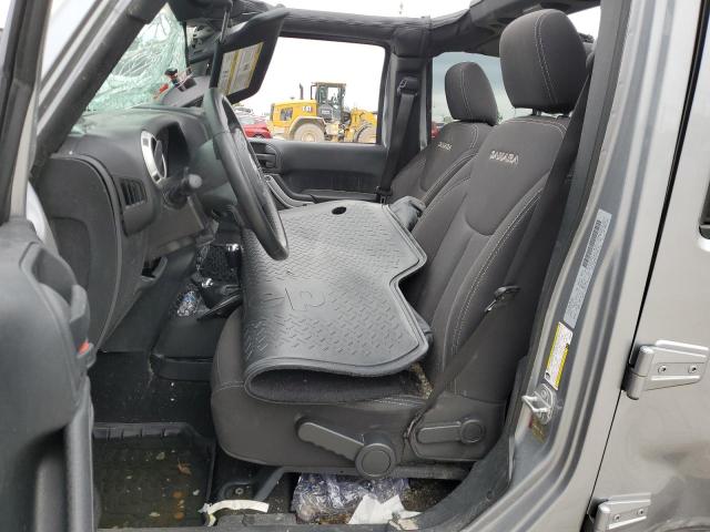 1C4BJWEG0JL853030 - 2018 JEEP WRANGLER UNLIMITED SAHARA SILVER photo 7