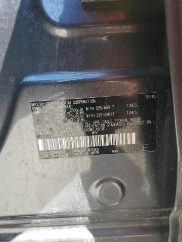 JTMZFREV0HJ115220 - 2017 TOYOTA RAV4 LE Сұр фото 14