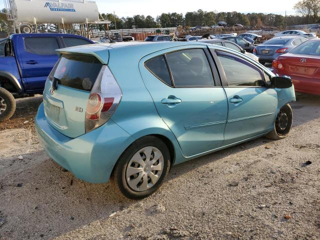 JTDKDTB30D1043808 - 2013 TOYOTA PRIUS C TURQUOISE photo 3