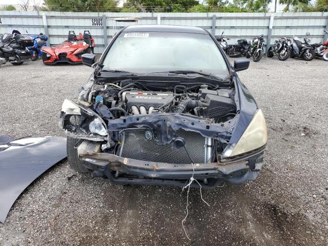 1HGCM56146A061824 - 2006 HONDA ACCORD VALUE BLUE photo 5