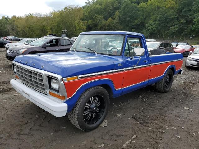 F10GNDG0344 - 1979 FORD F-100 BLUE photo 1