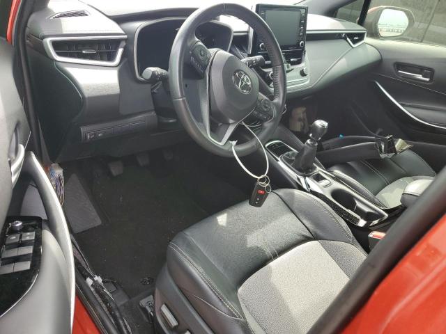 JTNK4RBE1K3040093 - 2019 TOYOTA COROLLA SE Orange Foto 8