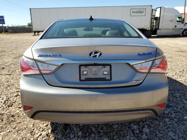 KMHEC4A41DA074660 - 2013 HYUNDAI SONATA HYBRID SILVER photo 6