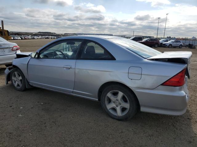 1HGEM21914L810083 - 2004 HONDA CIVIC EX SILVER photo 2