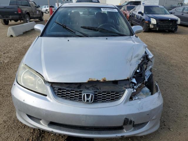1HGEM21914L810083 - 2004 HONDA CIVIC EX SILVER photo 5