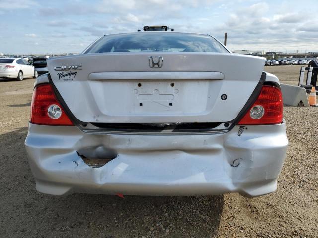 1HGEM21914L810083 - 2004 HONDA CIVIC EX SILVER photo 6